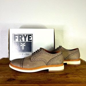 FRYE Joel Brogue Derby Charcoal Leather Oxford’s Size 8